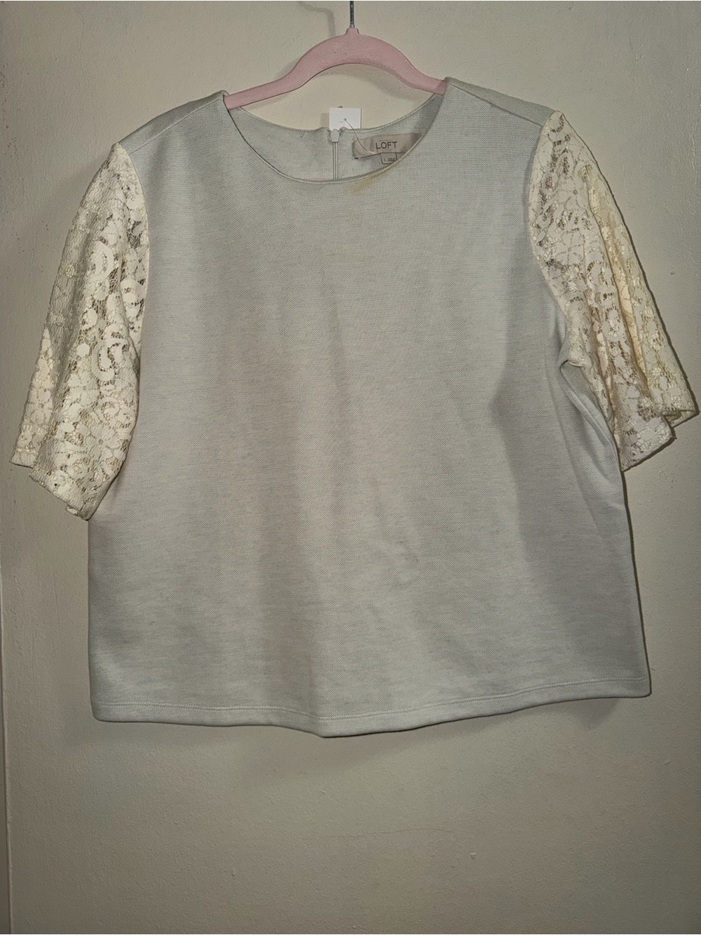 Ann Taylor LOFT lace sleeves shirt LOFT NWTS